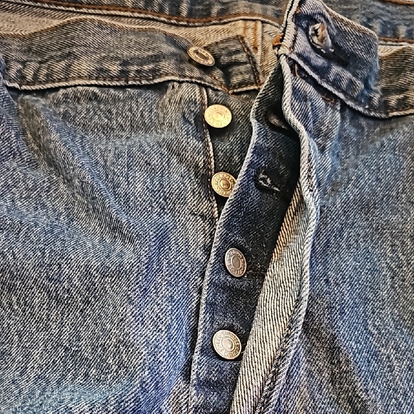 Levi'🔥s 501🔥 Blue Denim Jeans🔥LIKE NEW🔥 - Picture 4 of 6